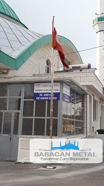 Çankırı, Çorum, Kırşehir, Kırıkkale, Bolu, Yozgat, Konya Ucuz paslanmaz cami bayrak direği çeşitleri fiyatları modelleri